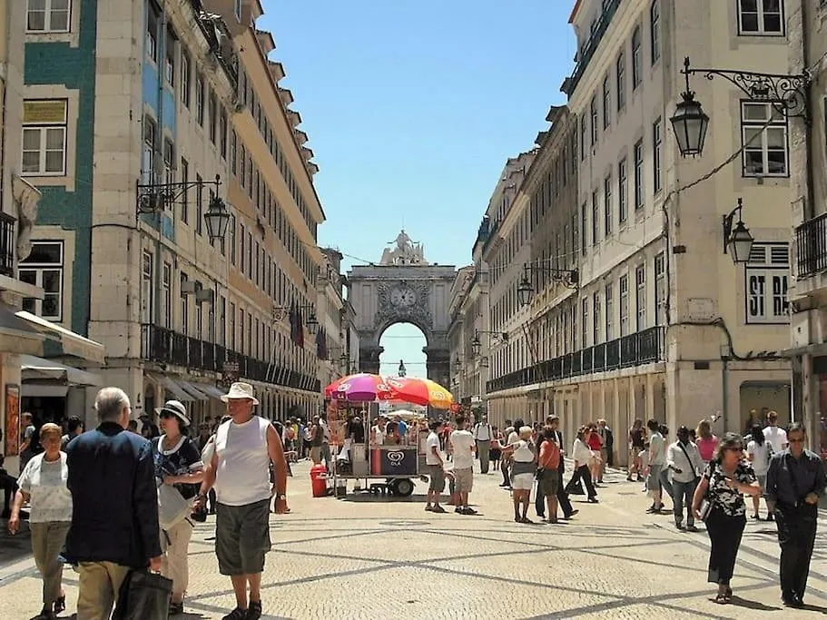 Sj1D+E Heart Of Baixa New A/C Spacious 2 Apts 5Br2Ba Lisboa 0*,