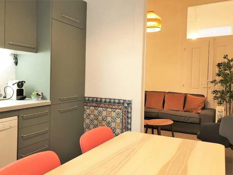 Sj1D+E Heart Of Baixa New A/C Spacious 2 Apts 5Br2Ba Lisboa شقة