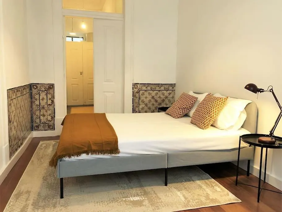 Sj1D+E Heart Of Baixa New A/C Spacious 2 Apts 5Br2Ba Lisboa شقة