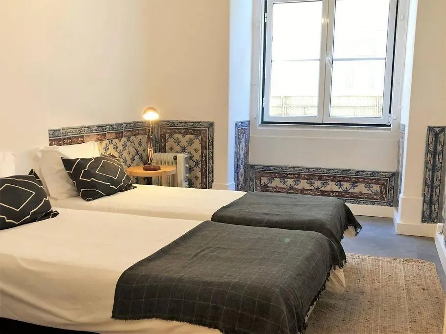 Sj1D+E Heart Of Baixa New A/C Spacious 2 Apts 5Br2Ba Lisboa البرتغال